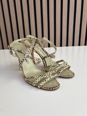 Auth VTG Y2K MANOLO BLAHNIK Heels